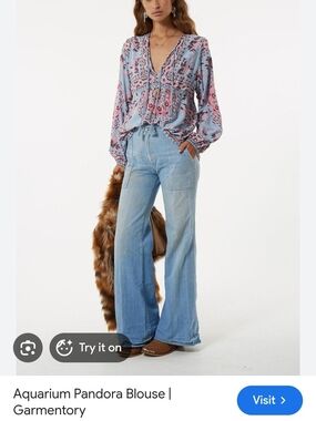Spell Pandora Blouse EuC